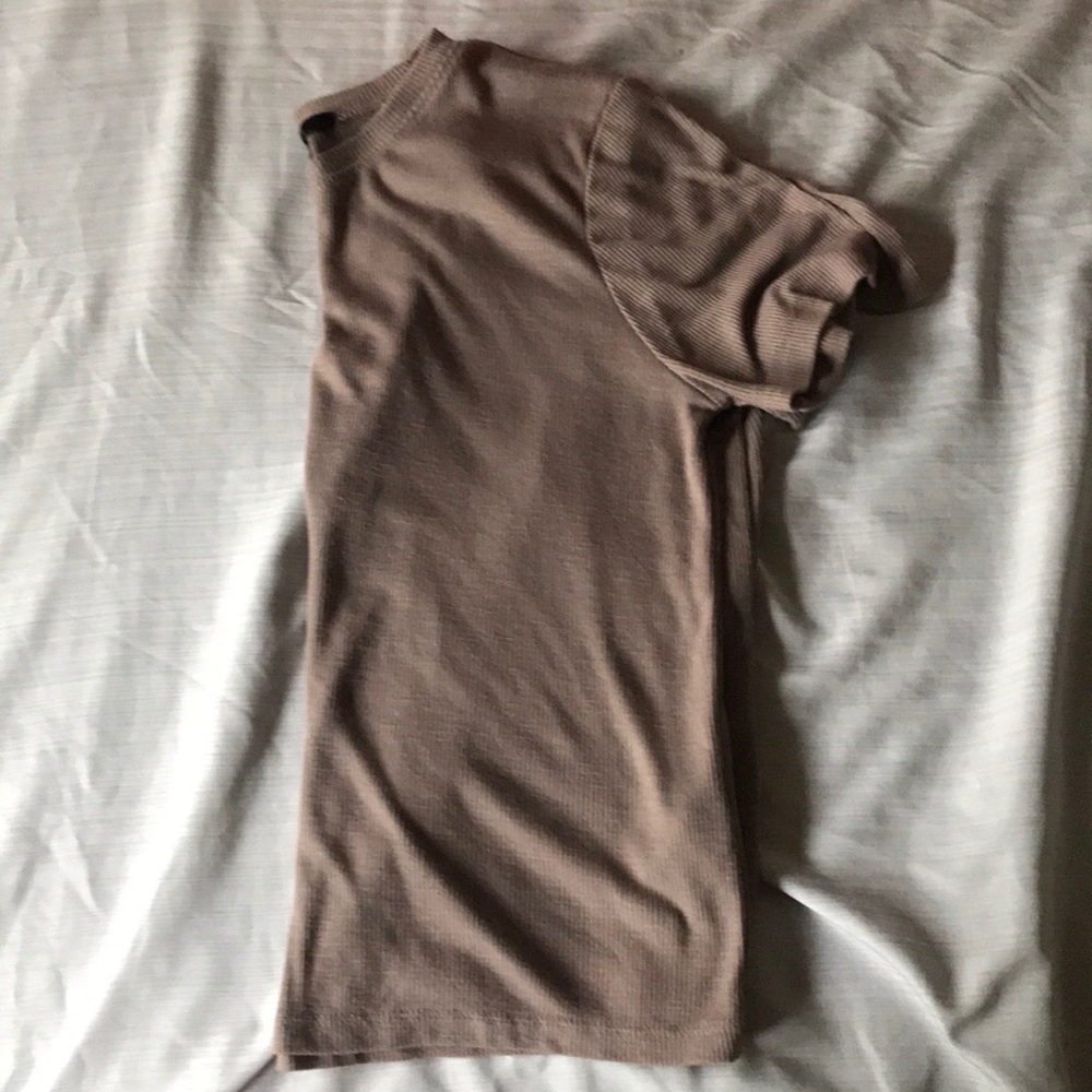 Purplish grey crop top